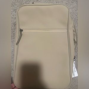 Rains tan backpack bag new with tags
